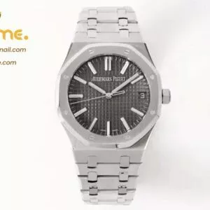 Royal Oak 41mm 15510 SS ZF 1:1 Best Edition Gray Textured Dial on SS Bracelet A4302