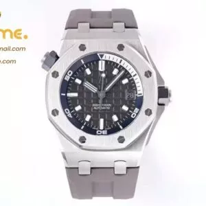 Royal Oak Offshore Diver 15720 ZF 1:1 Best Edition Gray Dial on Gray Rubber Strap A4308