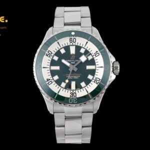 Superocean 44mm Green TF 1:1 Best Edition Green Dial on SS Bracelet A2824