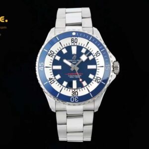 Superocean 44mm Blue TF 1:1 Best Edition Blue Dial on SS Bracelet A2824