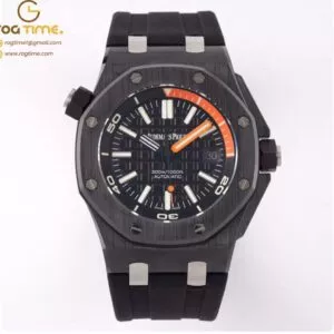 Royal Oak Offshore Diver Black Ceramic IPF Best Edition on Rubber Strap A3120
