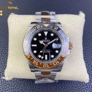 GMT-Master II 126711 CHNR Black/Brown Ceramic Clean Factory Best Edition on SS/RG Bracelet VR3186