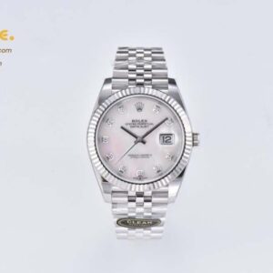 DateJust 41 126334 Clean 1:1 Best Edition 904L Steel MOP Diamond Dial on Jubilee Bracelet VR3235