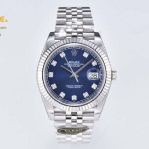 DateJust 41 126334 Clean 1:1 Best Edition 904L Steel Blue Diamond Dial on Jubilee Bracelet VR3235