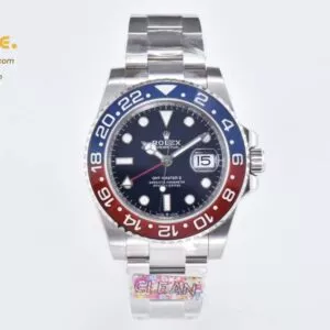GMT Master II 126719 BLRO Red/Blue Ceramic 904L SS Clean Factory 1:1 Best Edition Blue Dial on Oyster Bracelet VR3186 CHS