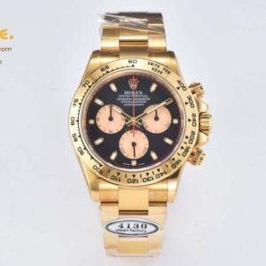 Daytona 116508 Clean Factory Best Edition 904L Steel Black/YG Dial on YG Bracelet SA4130