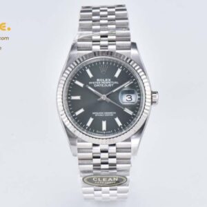 DateJust 36 SS 116234 CLEAN 1:1 Best Edition 904L Steel Green Sundust Dial on Jubilee Bracelet VR3235