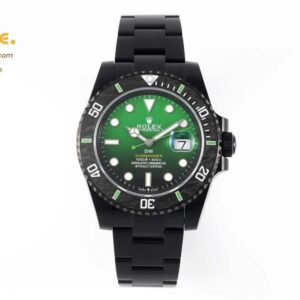 Submariner DIW DLC VSF 1:1 Best Edition Green Graduated Dial on SS Bracelet VS3135