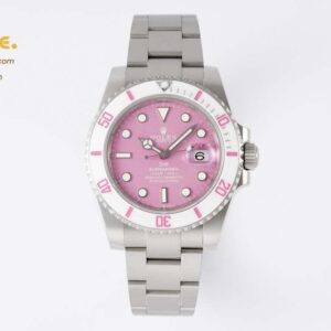 Submariner DIW Sandblasted VSF 1:1 Best Edition Pink Dial on SS Bracelet VS3135