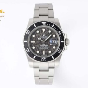 Submariner DIW Sandblasted VSF 1:1 Best Edition Black Carbon Dial on SS Bracelet VS3135