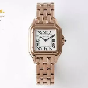 Panthère 27mm BVF 1:1 Best Edition RG White Dial on RG Bracelet Ronda Quartz