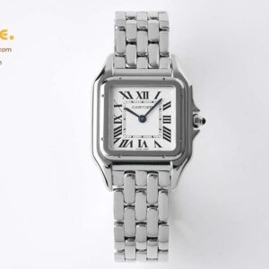 Panthère 27mm BVF 1:1 Best Edition SS White Dial on SS Bracelet Ronda Quartz