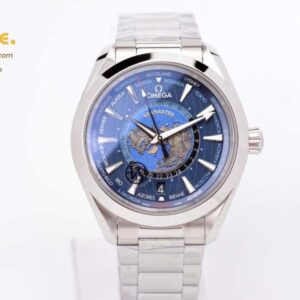 Aqua Terra Worldtimer VSF 1:1 Best Edition Blue Dial on SS Bracelet A8938 Super Clone