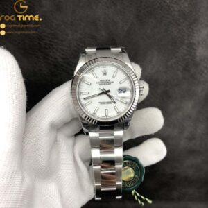 DateJust 41 126334 904L SS VSF 1:1 Best Edition White Dial on Oyster Bracelet VS3235