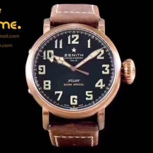 Pilot Type 20 Extra Special Bronze XF 1:1 Best Edition Green Dial on Green Leather Strap A2824