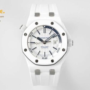 Royal Oak Offshore Diver 15707 White Ceramic APSF 1:1 Best Edition SA3120 Super Clone