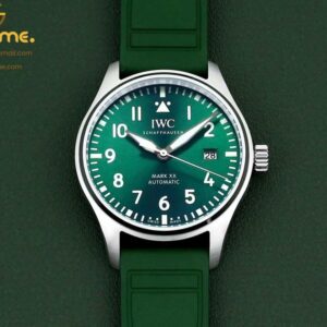 Mark XX IW328205 SS M+F 1:1 Best Edition Green Dial on Green Rubber Strap MIYOTA 9015