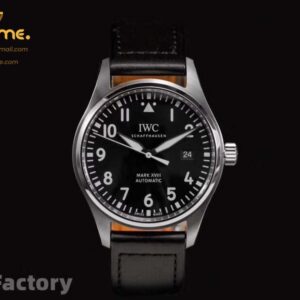Mark XVIII IW327009 V7F 1:1 Best Edition Black Dial on Black Leather Strap A2892