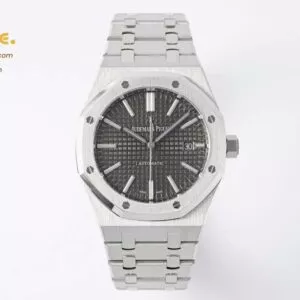 Royal Oak 41mm 15400 SS APSF 1:1 Best Edition Gray Textured Dial on SS Bracelet A3120 Super Clone