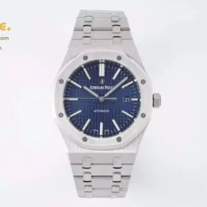Royal Oak 41mm 15400 SS IPF 1:1 Best Edition Blue Textured Dial on SS Bracelet SA3120 Super Clone