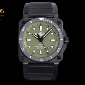 BR136B - Bell Ross BR03-92 Diver 42mm PVD/RU Green WMF MY9015