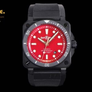 BR136C - Bell Ross BR03-92 Diver 42mm PVD/RU Red WMF MY9015