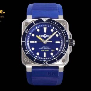 BR135B - Bell Ross BR03-92 Diver 42mm SS/RU Blue WMF MY9015
