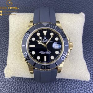 Yacht-Master 42mm 226658 YG Clean Factory 1:1 Best Edition Ceramic Bezel Black Dial on Oysterflex Strap VR3235