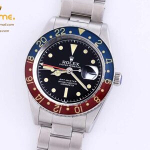 ROLGMT186D - GMT Ref.6542 Vintage Red/Blue SS/SS Blk/W Asia 2836