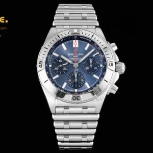 Chronomat B01 42mm SS TF 1:1 Best Edition Blue Dial on SS Bracelet A7750