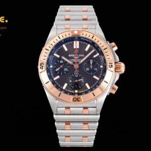 BSW0471C - Chronomat B01 RG/SS/RU Brown/Stk TF Asia 7750