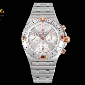 BSW0471A - Chronomat B01 RG/SS/RU Wht/Stk TF Asia 7750