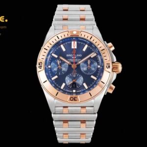 BSW0471B - Chronomat B01 RG/SS/RU Blue/Stk TF Asia 7750