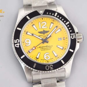 Superocean Automatic 44 TF SS Yellow Dial Swiss 2824