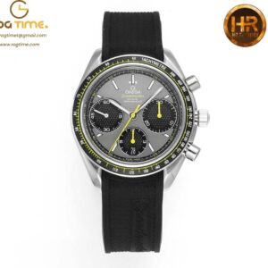 Speedmaster Racing Master SS HRF Maker Gray/Black Dial on Black Rubber Strap A7750