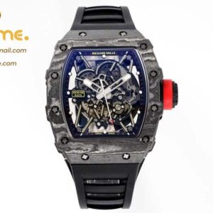 RM035-02 Real NTPT ZF 1:1 Best Edition Skeleton Dial on Black Rubber Strap NH05A V4