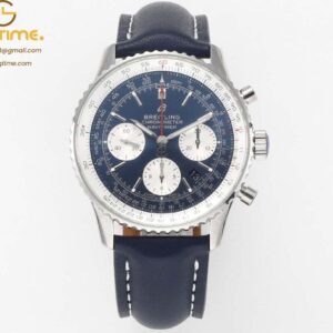 Navitimer Chronograph SS/LE Blue/Wht BLS V2 A7750 Mod