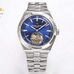 Overseas Tourbillon Ref 6000V SS BBRF 1:1 Best Edition Blue Dial on SS Bracelet Tourb