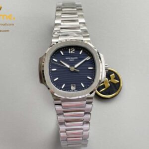 Nautilus 7118 Ladies 3KF 1:1 Best Edition Light Blue Dial on SS Bracelet A324 Super Clone