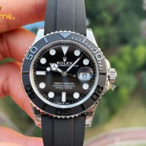 Yacht-Master 42mm 226659 VSF 1:1 Best Edition 3D Black Ceramic Bezel on Black Rubber Strap VS3235