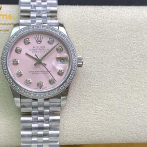DateJust 31mm Jub Flt SS/SS Pink/Dial Diamond Bezel GSF A2688