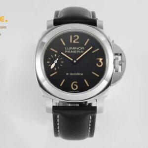 PAM915 Luminor Base 8 Days SS/LE Blk HWF P5000