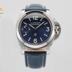 PAM1085 Logo Blu Mare SS/LE Blue HWF A6497