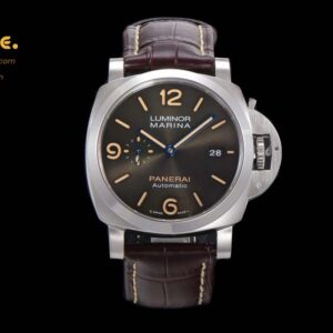 PAM1116 TTF 1:1 Best Edition Green Dial on Brown Leather Strap P9010