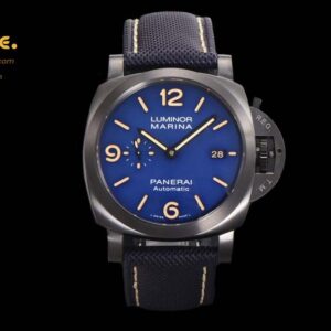 PAM1021 TTF 1:1 Best Edition Blue Dial on Leather Strap P9010