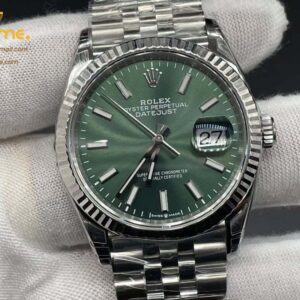 DateJust 36 126234 904L SS VSF 1:1 Best Edition Fluted Bezel Green Dial on Jubilee Bracelet VS3235