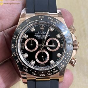 Daytona 116515 BTF 1:1 Best Edition Black Diamonds Dial on Oysterflex SA4130