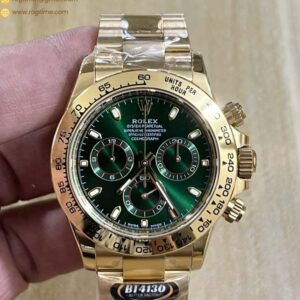 Daytona 116508 BTF 1:1 Best Edition 904L Steel Green Dial on YG Bracelet Asia 4130