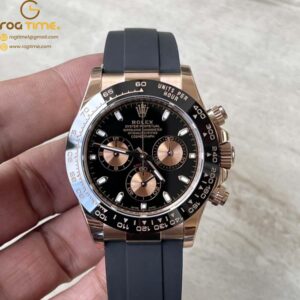 Daytona 116515 BTF 1:1 Best Edition Black Dial on Oysterflex Rubber Strap SA4130