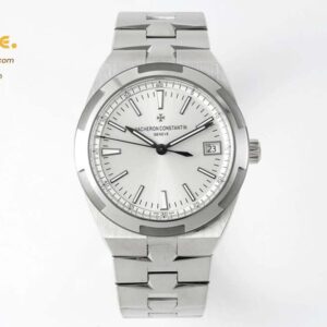 Overseas 4500V SS ZF 1:1 Best Edition Silver Dial on SS Bracelet A5100